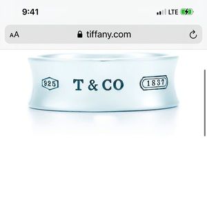 Tiffany Silver Ring - 5/6 Beautiful